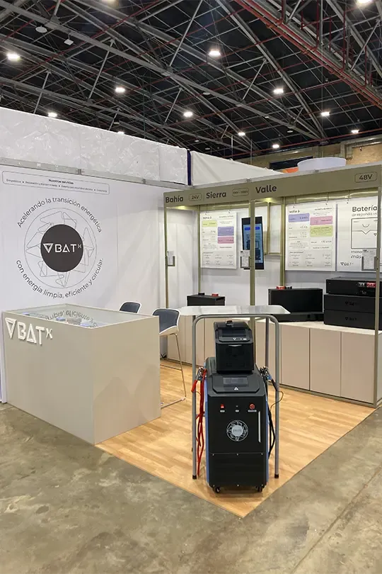 Stand corporativo fabricado por Árbol de Hierro